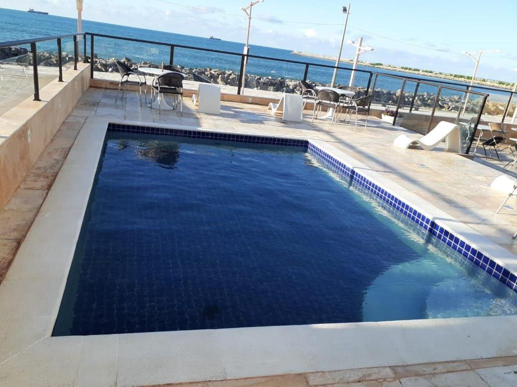 605 Flat Mobiliado Com Vista Lateral Mar Na Praia De Iracema Com Ventilador Fortaleza  Kültér fotó