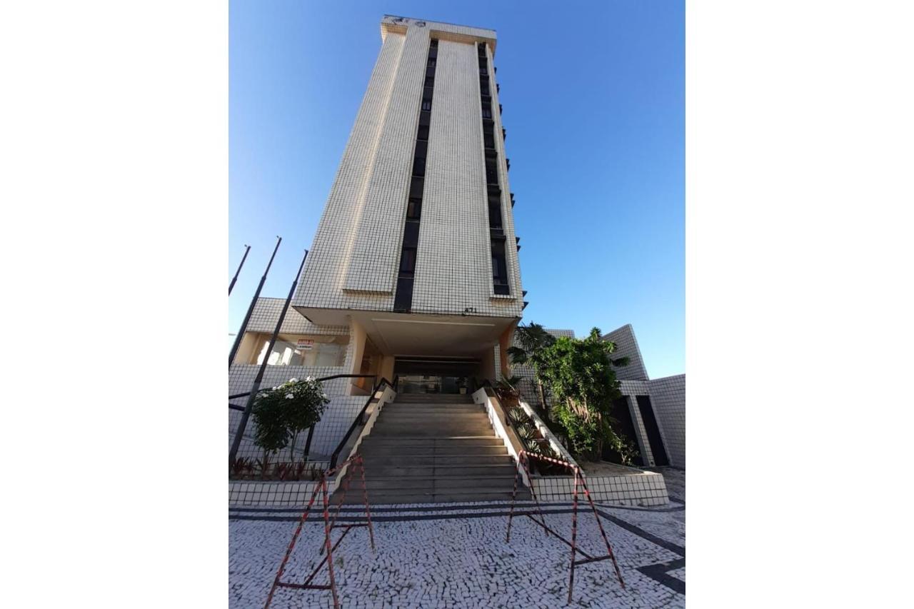 605 Flat Mobiliado Com Vista Lateral Mar Na Praia De Iracema Com Ventilador Fortaleza  Kültér fotó